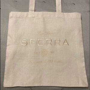Sferra Luxury Italian Linen Tote NWOT
